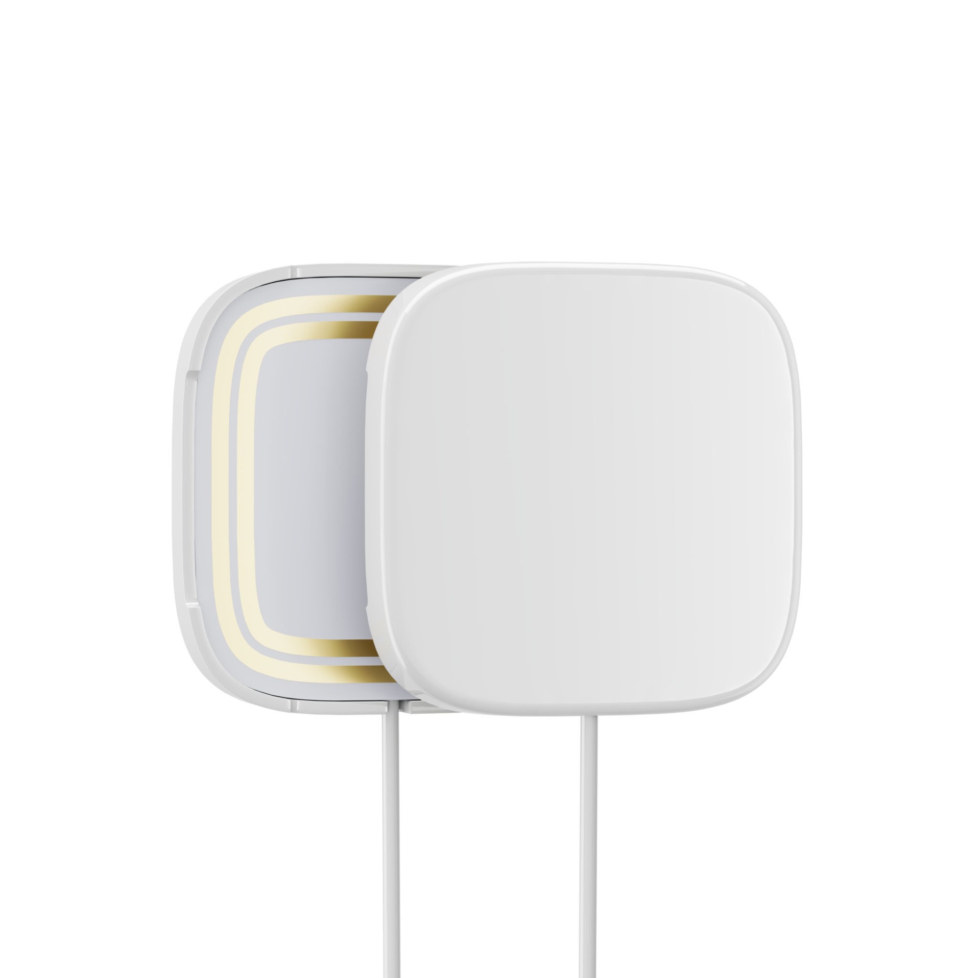 2 проводных датчика протечки воды Ensystec Leak Sensor 2 проводных датчика протечки воды Ensystec Leak Sensor — вид спереди и сзади