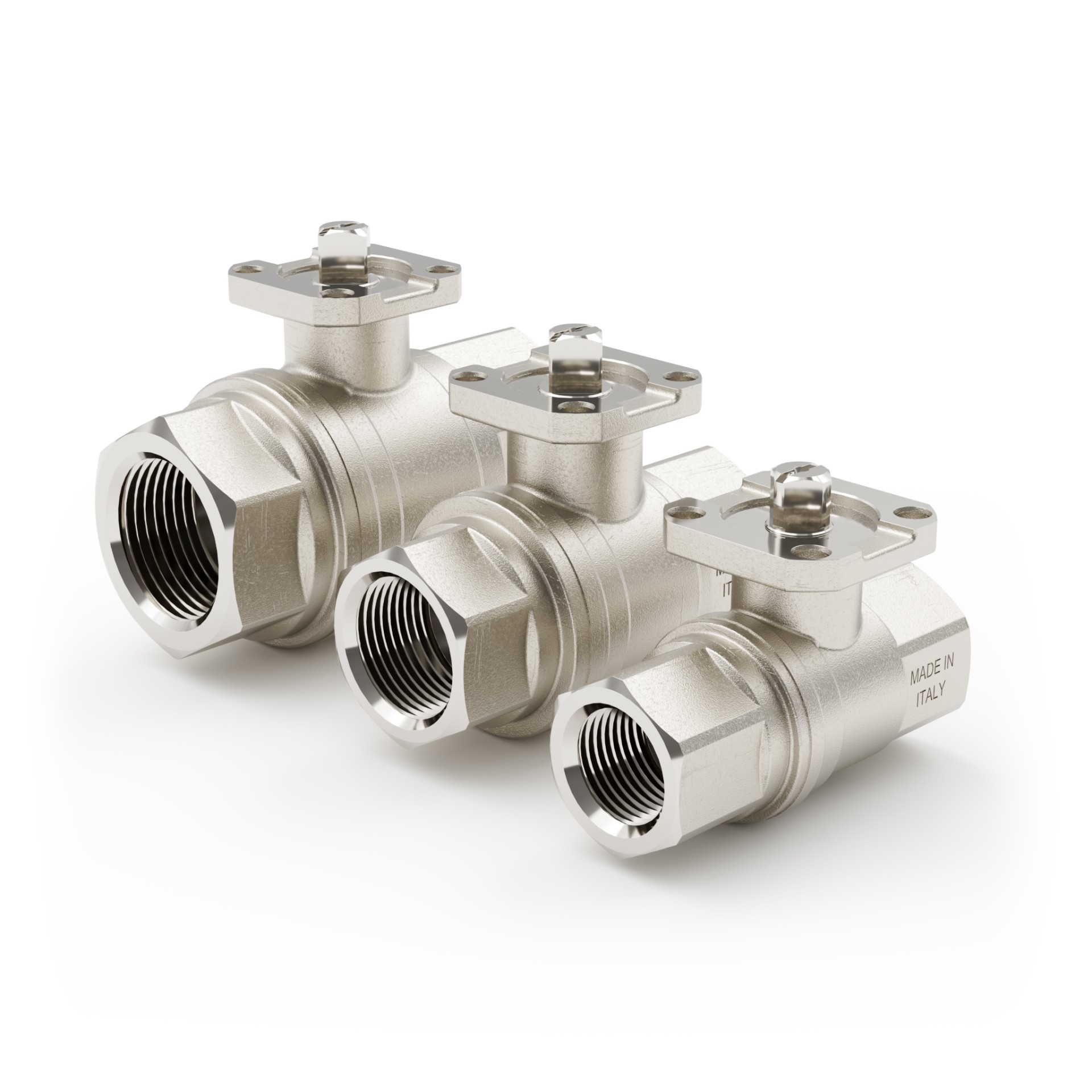 Шаровые краны Bonomi 3 шаровых крана Bonomi: 1/2, 3/4 и 1 дюйм